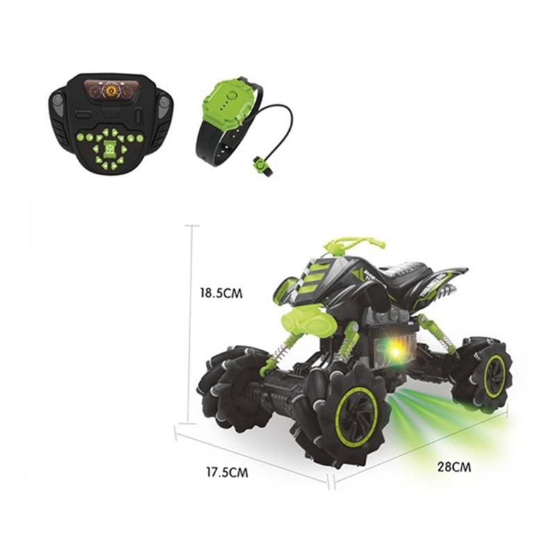 دراجة نارية ستانت بيتش مع موسيقى وضوء بجهاز تحكم عن بعد