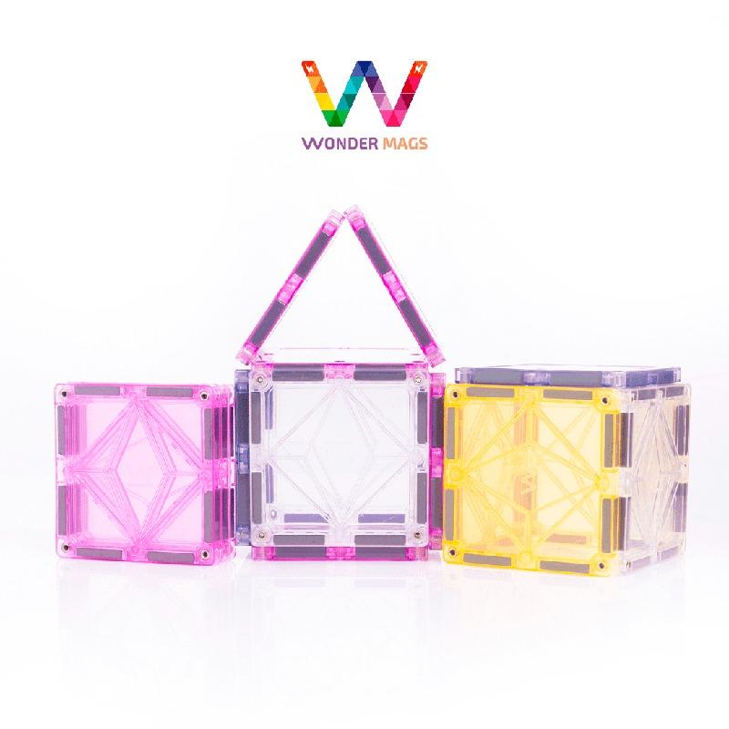 ووندر ماجس - كتل البناء المغناطيسية ألوان الباستيل 100 قطعة