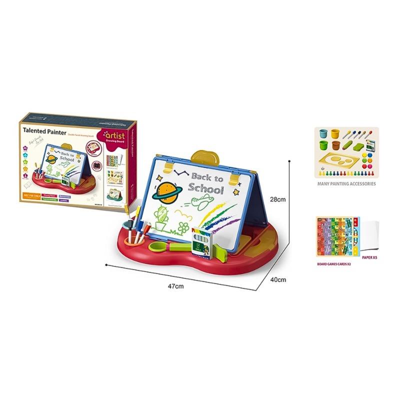 آرتيست - لوحة رسم مزدوجة الجوانب - لون أحمر