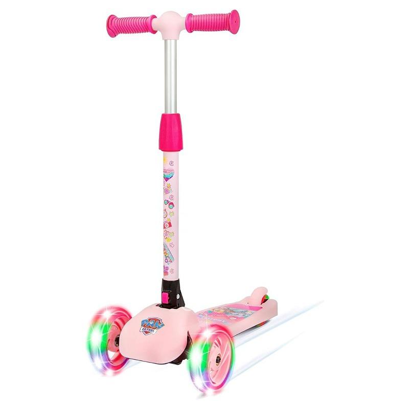 Spartan Paw Patrol Girls Scooter 3-Wheel Pink