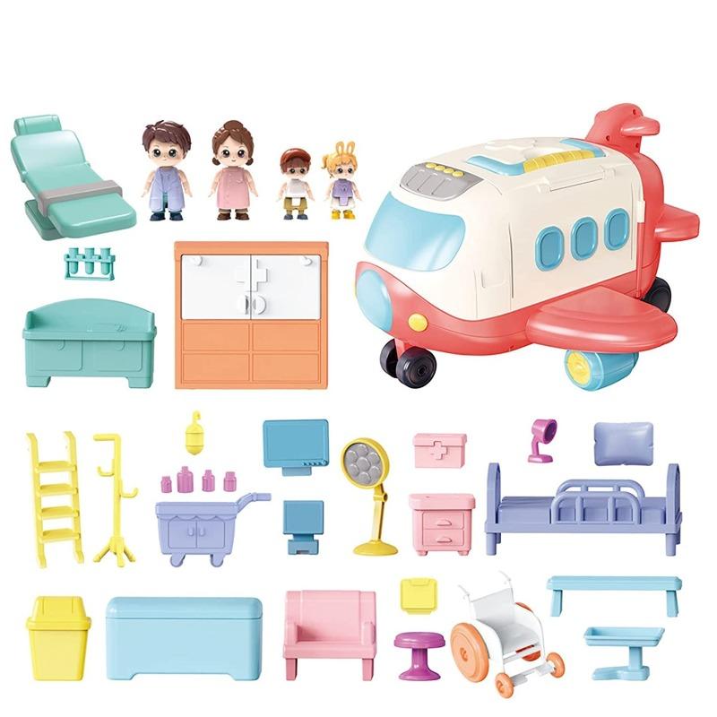 مجموعة لعب طائرة طبية