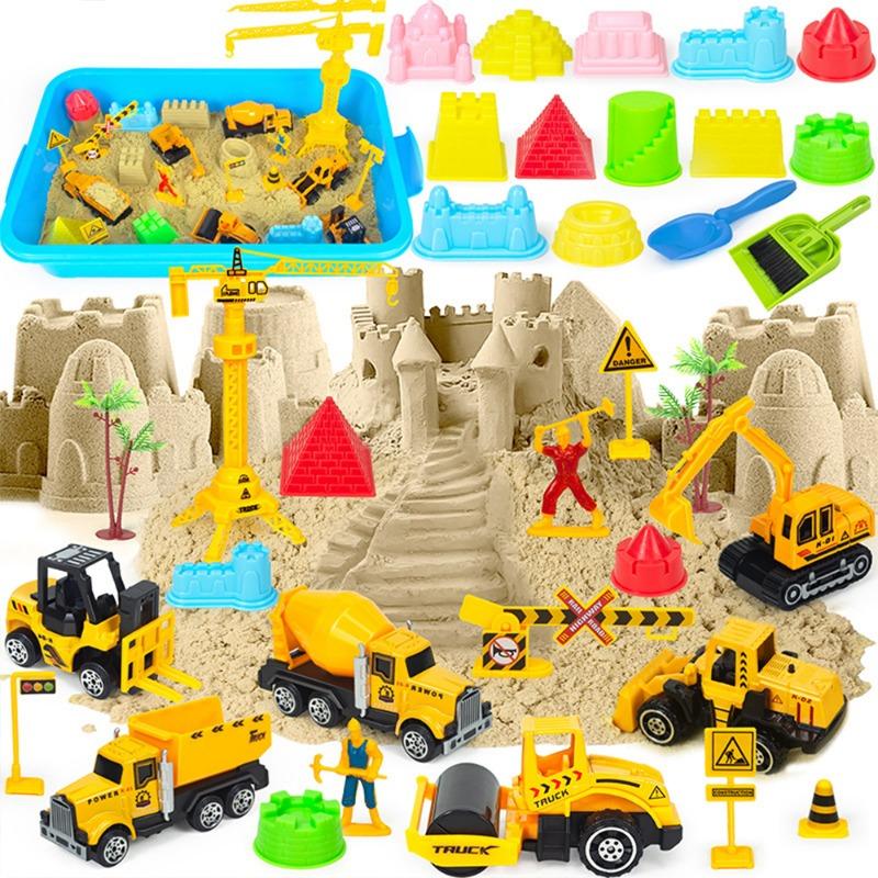 engineer vehicle play sand toy