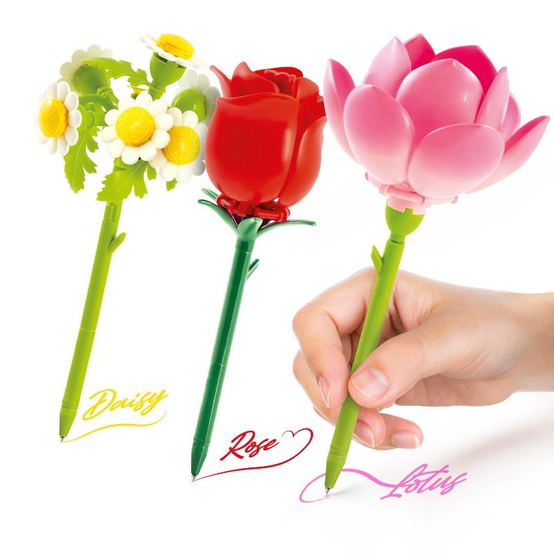 Canal Toys -Flower Brick Pen – 3 Pack