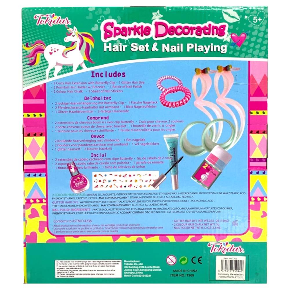 Tokidas Sparkle Decorating Hair Set And Nail Playing