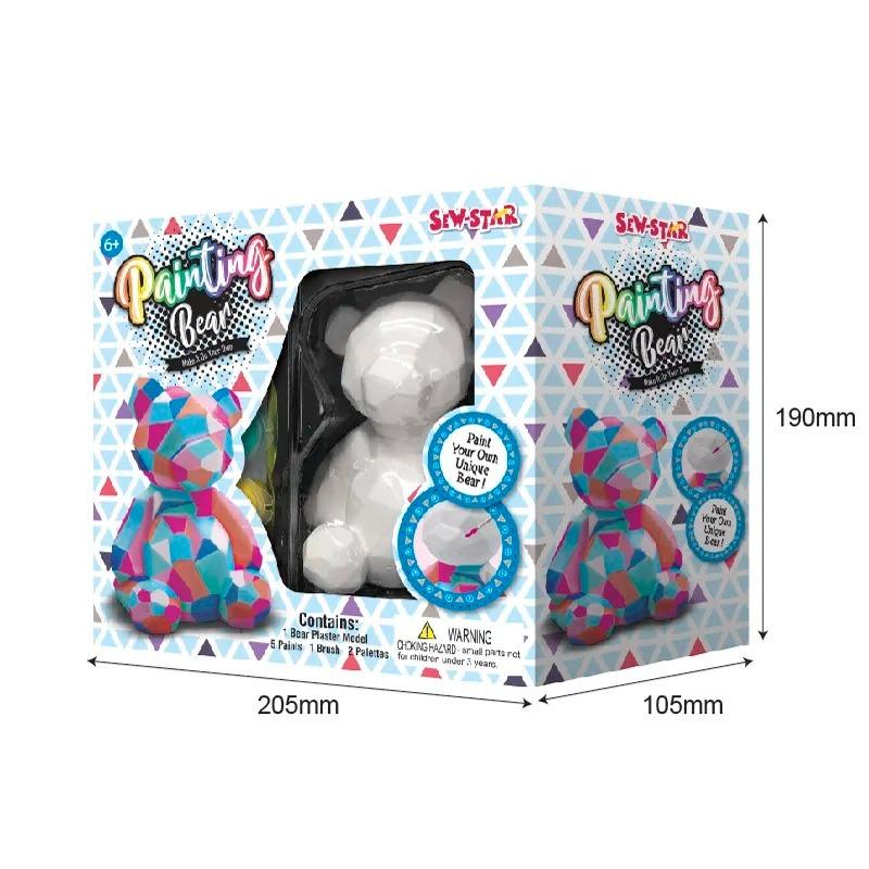 Sew Star Painting Bear Plaster Coloring Set