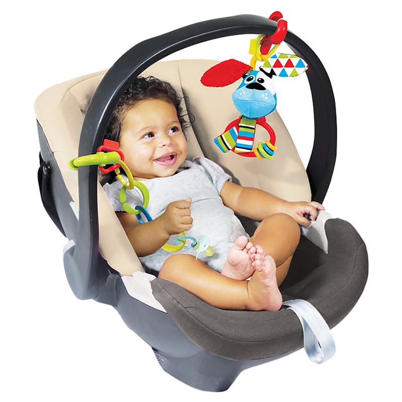 يوكيدو -  خشخيشة ومشابك تعليق بتصميم الجرو