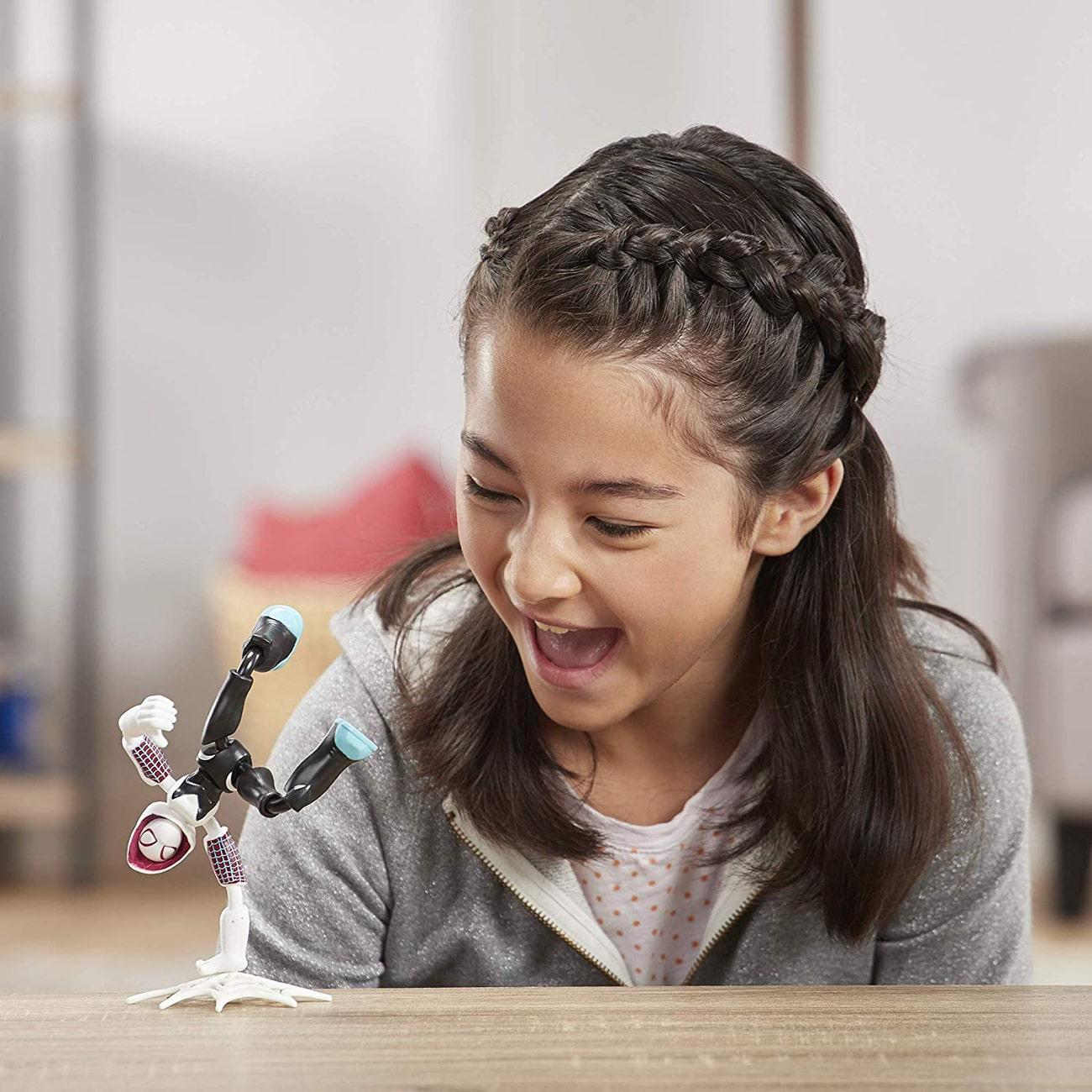 Spider-Man Marvel Bend And Flex Ghost-Spider Action Figure