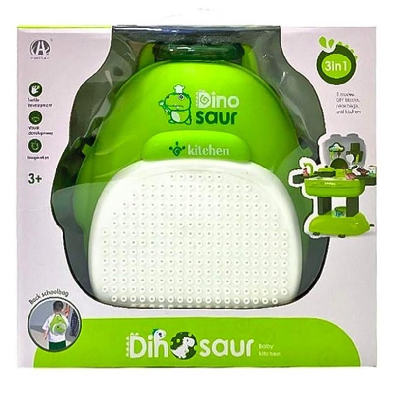 Dino 3 in 1 Kitchen &BackPack-36 accessories