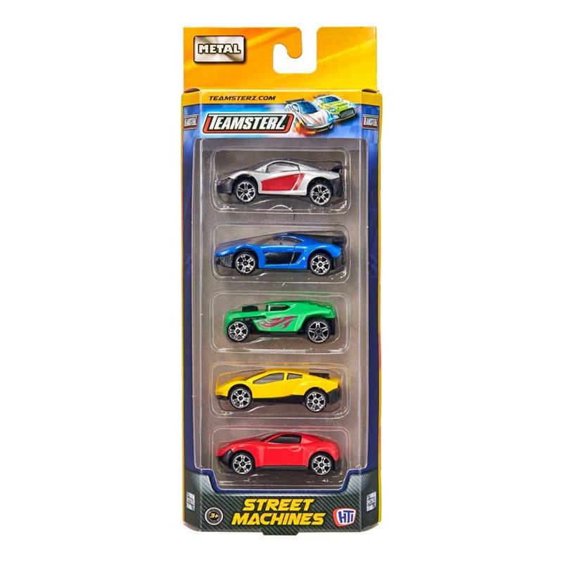 Teamsterz Street Machines 5-Pack Assorted