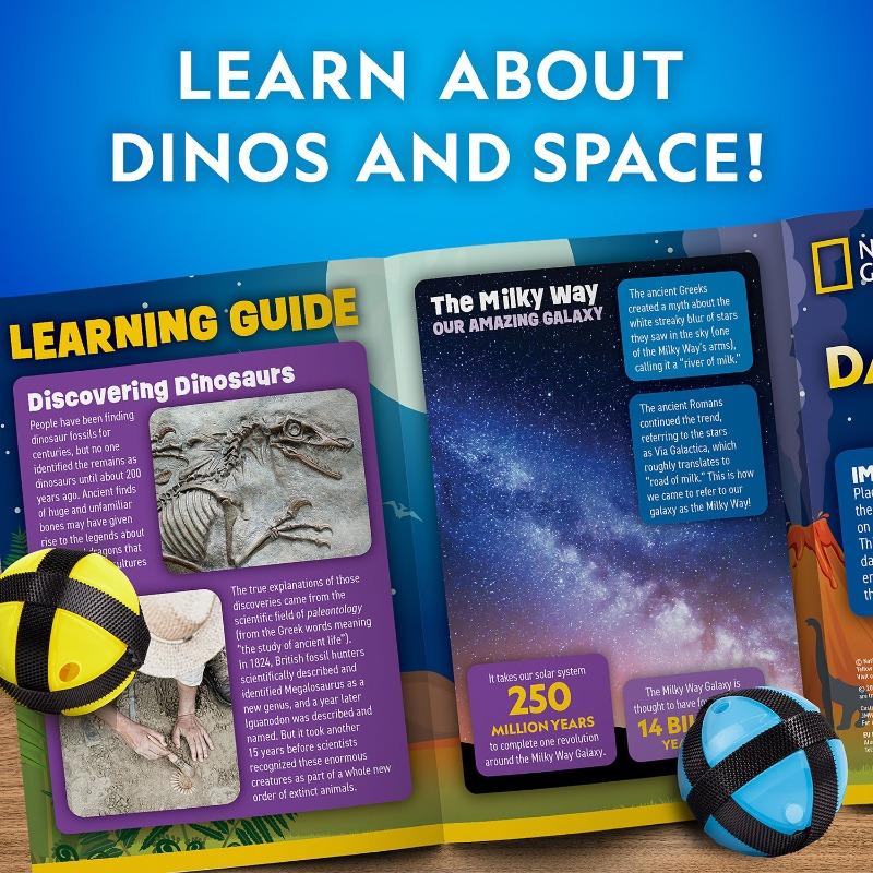 National Geographic Glow-In-The-Dark Dartboard Game Set