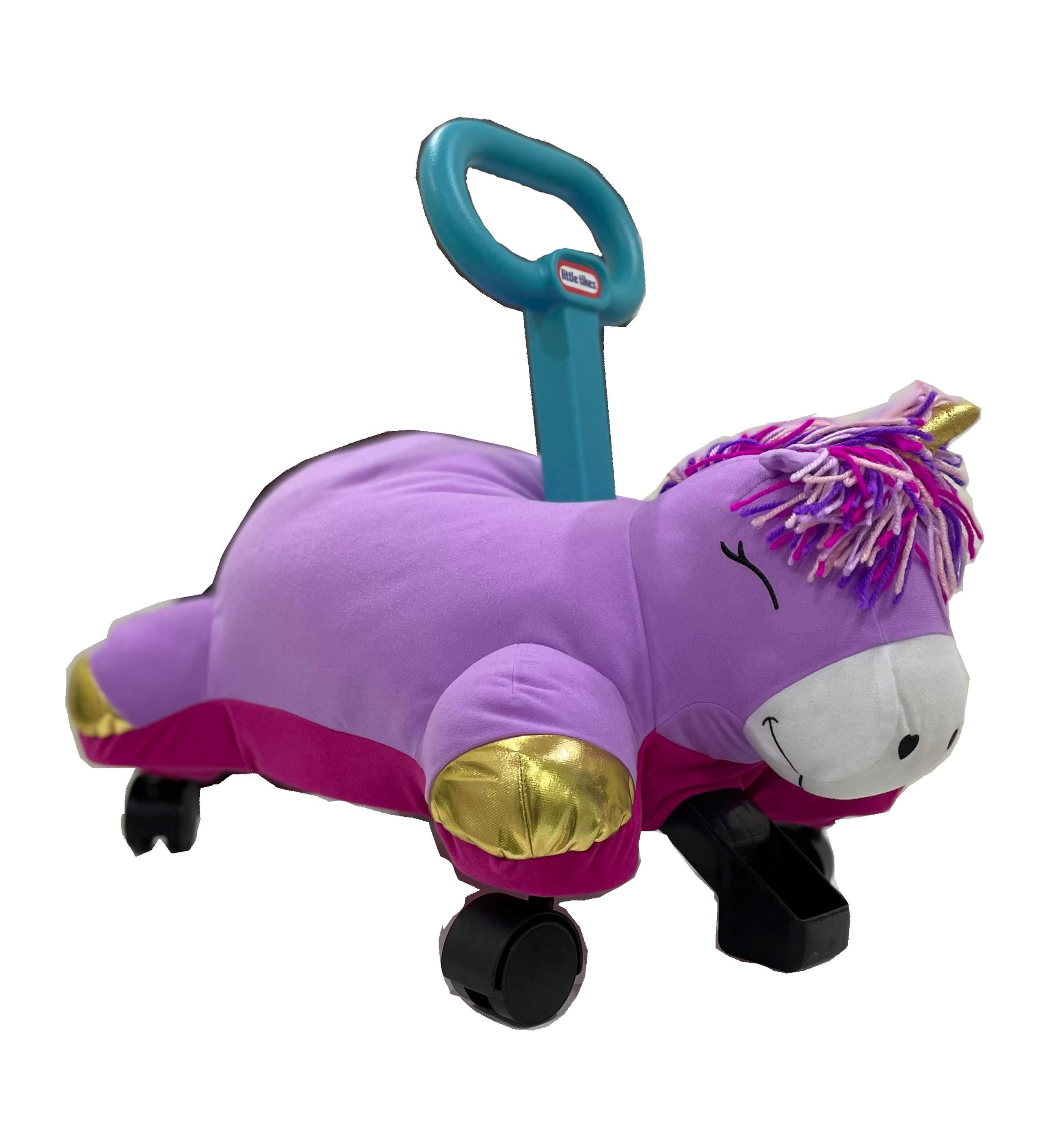 ليتل تايكس - لعبة ركوب قطيفة ناعمة بتصميم اليونيكورن