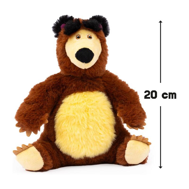 جيوتشي بريزوسي - مجموعة دمى قطيفة ماشا والدب 12 سم