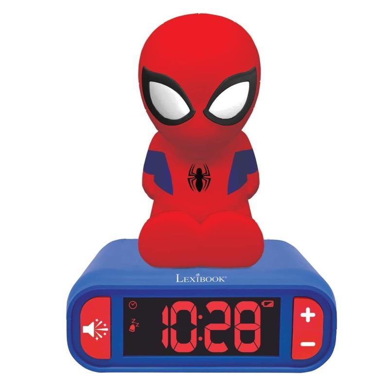 ليكسي بوك - المنبه الرقمي المضيئ بتصميم سبايدر مان