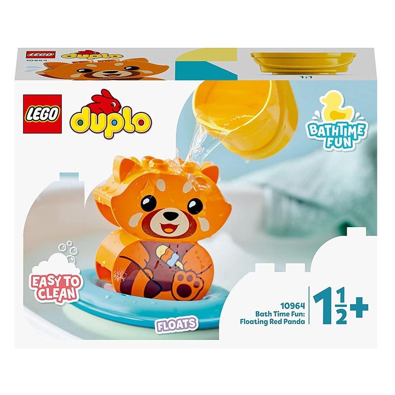 ليجو دوبلو - مجموعة كتل بناء الباندا الحمراء العائمة ماي فيرست باث تايم 10964