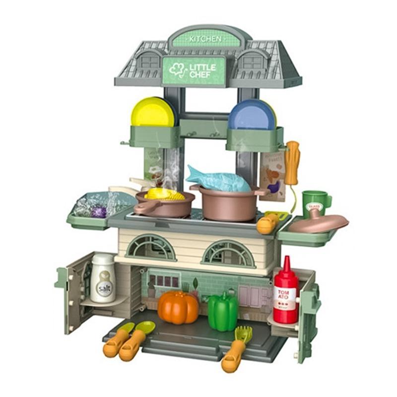 مجموعة لعب مطبخ الشيف مع الملحقات - 38 قطعة