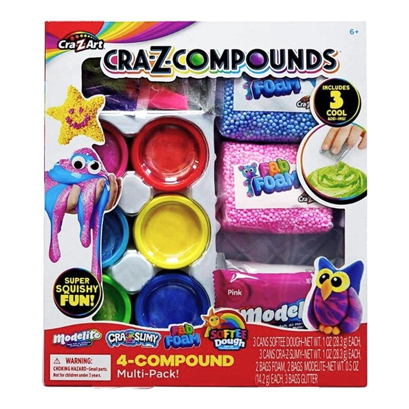 Cra-Z-Art Compounds Activity Dough Playset With 3 Accessories