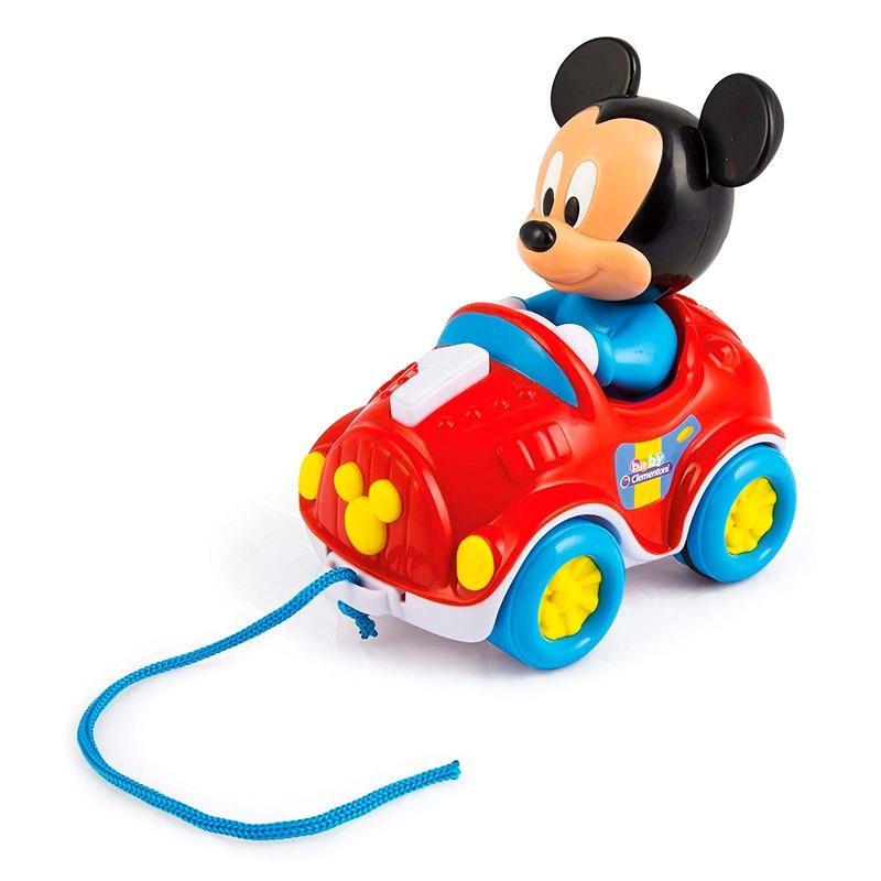 Clementoni Disney Baby Mickey Pull Along Car