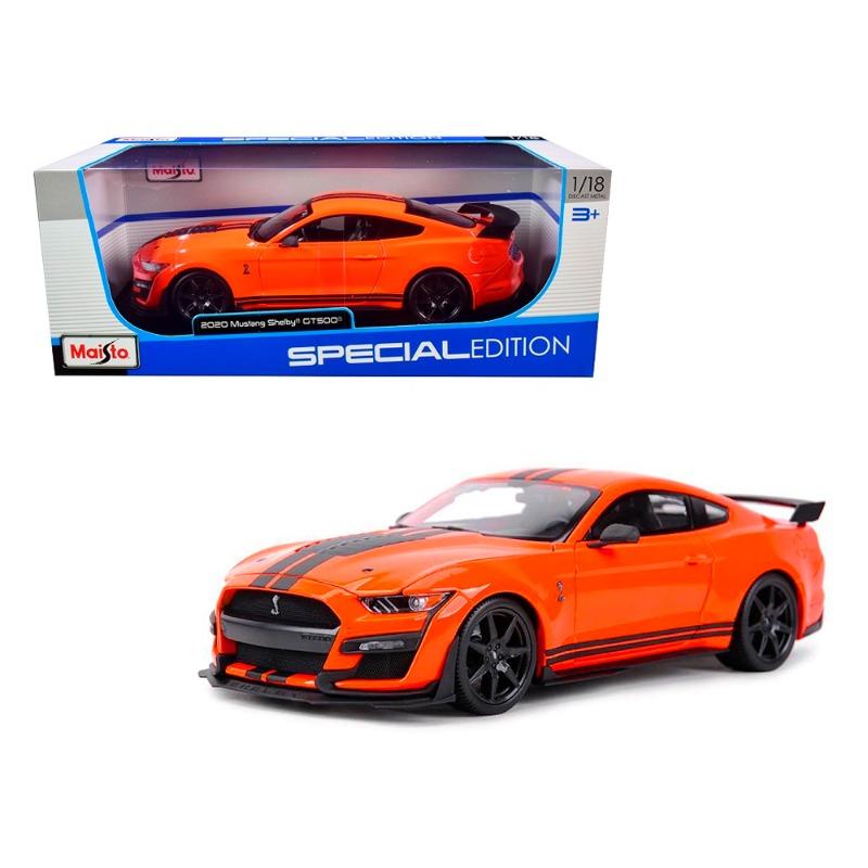 مايستو - سيارة فورد موستانج جي تي موديل 2020 المعدنية - برتقالي