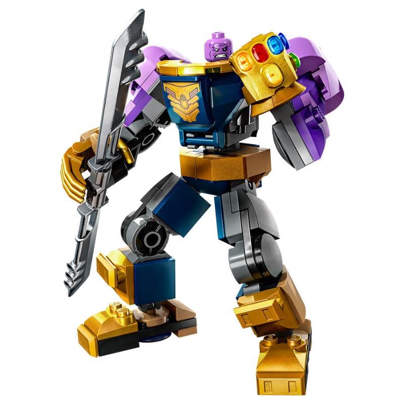 LEGO Marvel Thanos Mech Armour Building Toy Set - 113 Pcs
