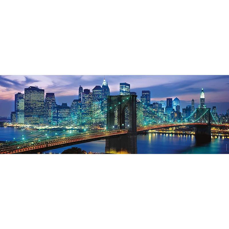 Clementoni Collection Panorama-New York Brooklyn Bridge-1000 Pieces