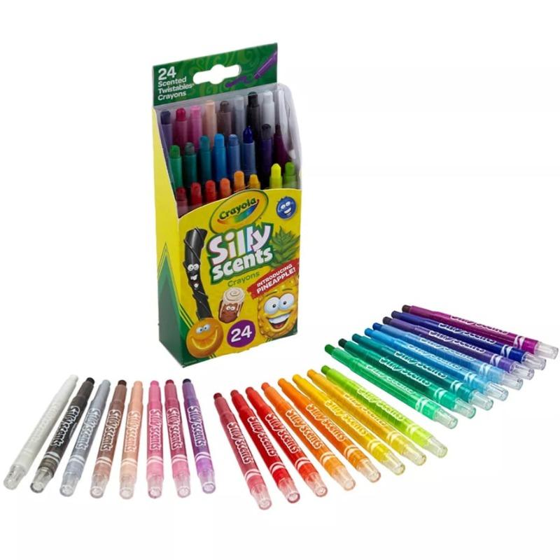 Crayola Silly Scents Twistable Crayons 24 Colors