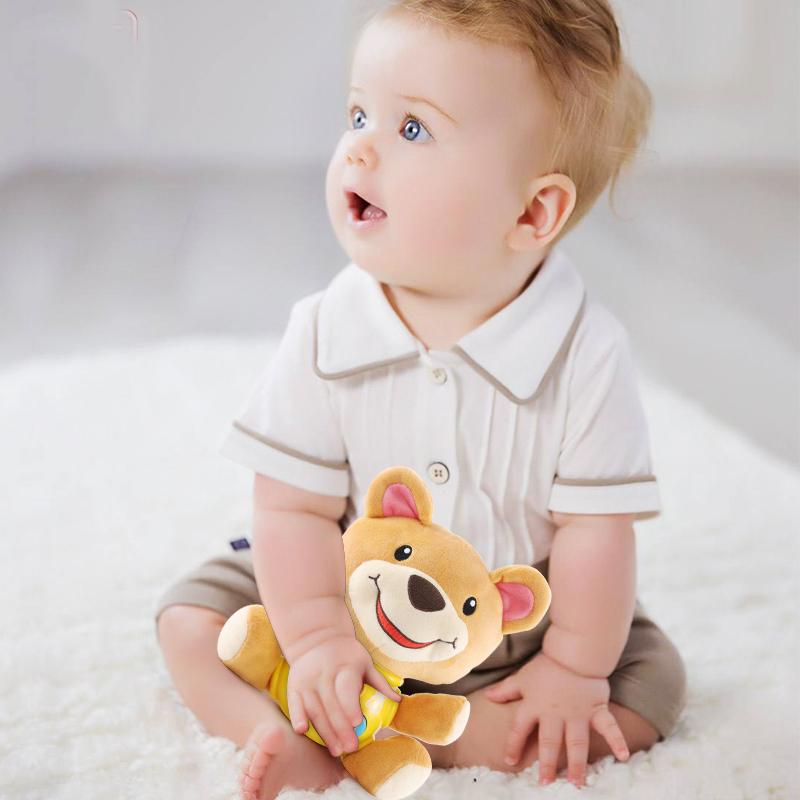 لعبة الدب القطنية الموسيقية للأطفال