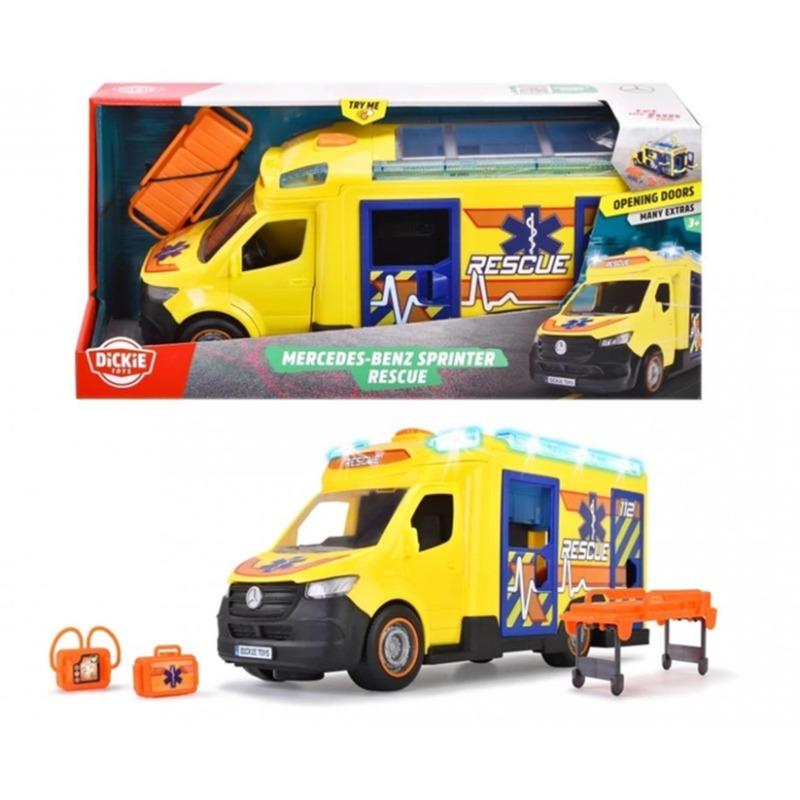 Dickie Toys Ambulance Mercedes-Benz Sprinter with light and sound