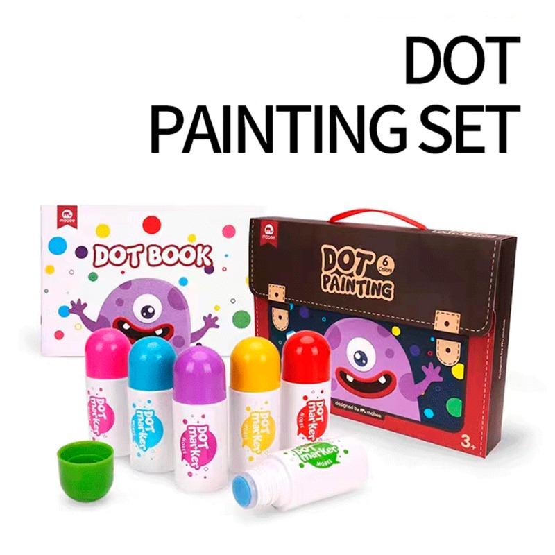 Mobee 6 Colors Dot Marker Set