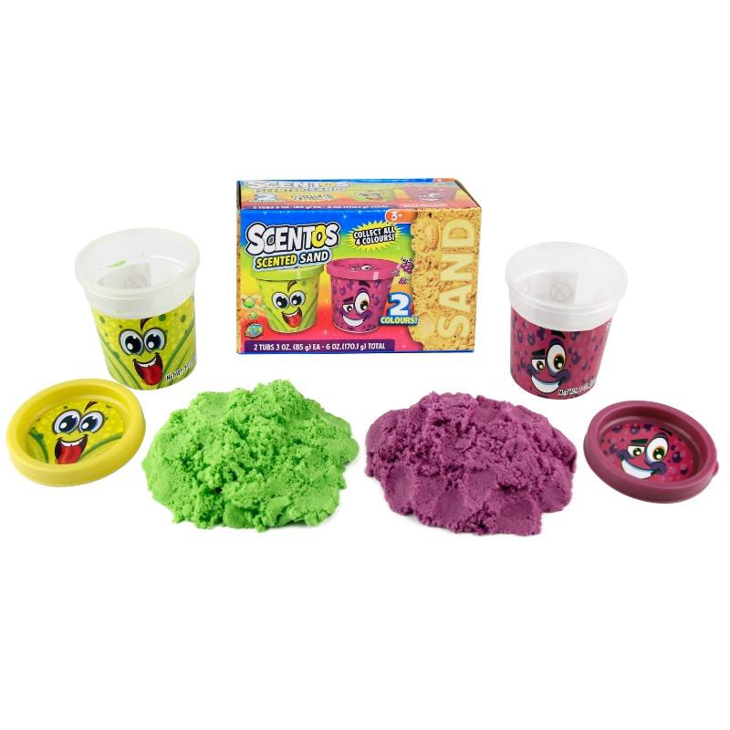 Scentos Scented Action Sand 2 Pack - Multicolor