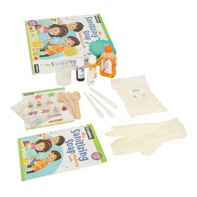 Explore My Sanitizing Soap Making Lab