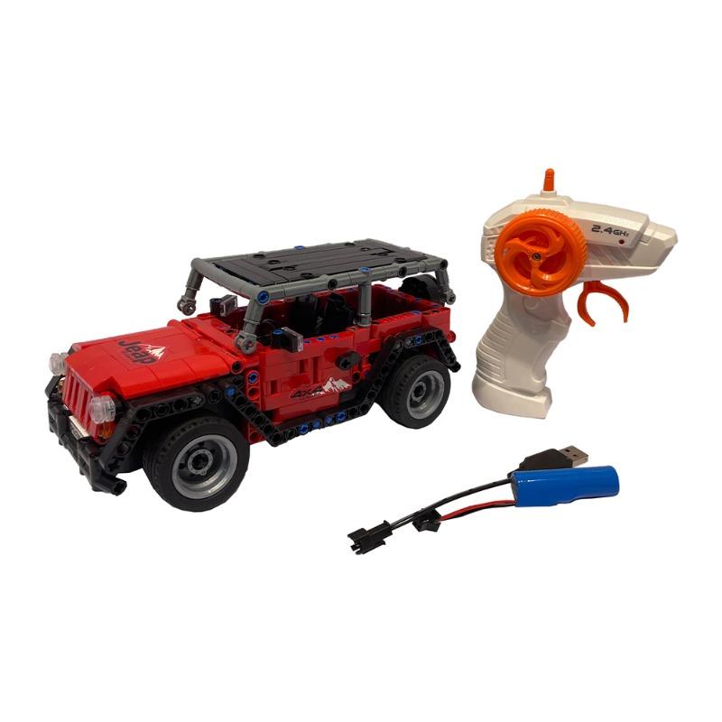 Come Alive Building Block RC Car - Red Adventure Edition - 448 PCS