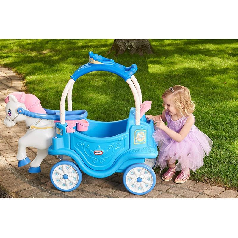 Little Tikes Princess Horse And Carriage - Blue