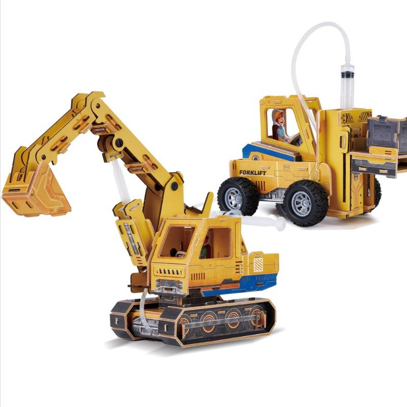 ناشيونال جيوغرافيك - مجسم الحفارة والرافعة التعليمية ثلاثية الأبعاد