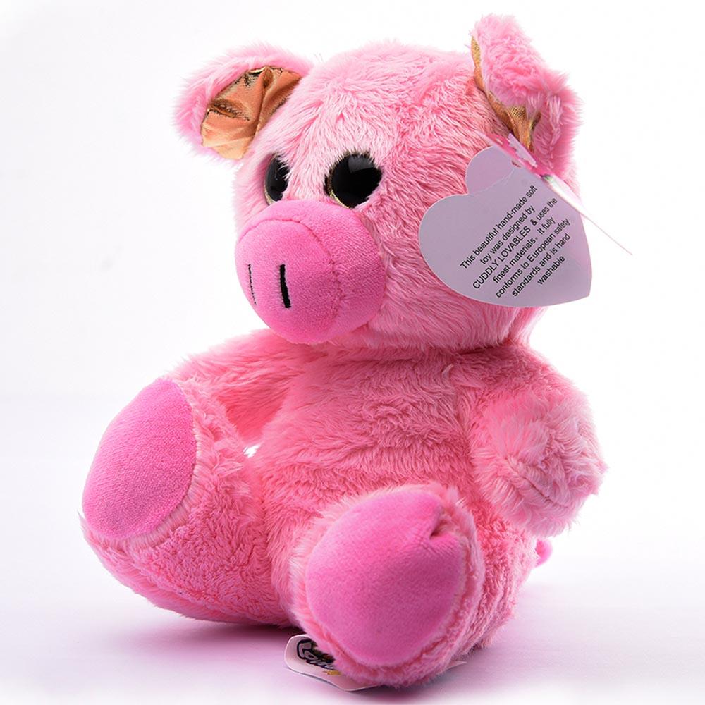 Cuddly Loveables Poppy Piggy Plush Toy 15cm