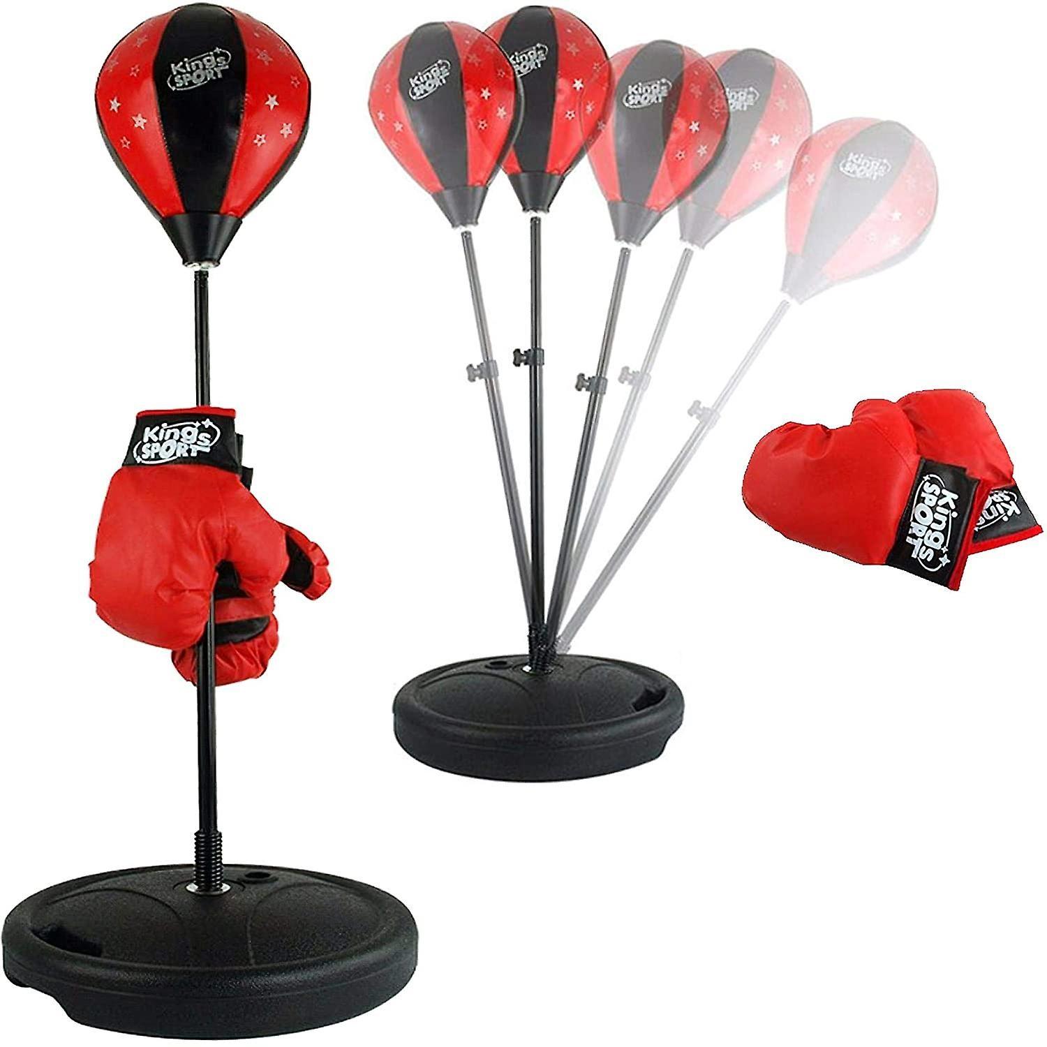Kings Sport Boxing Punching Bag With Gloves Punching Ball 124cm