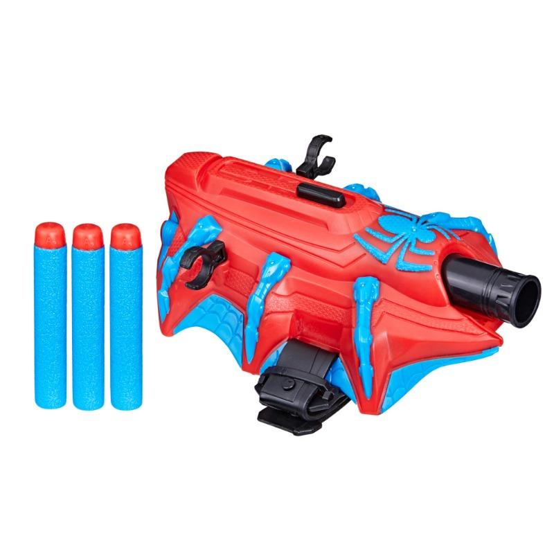 Nerf Marvel Spider-Man Thread Tash Blaster Gun with 3 Darts