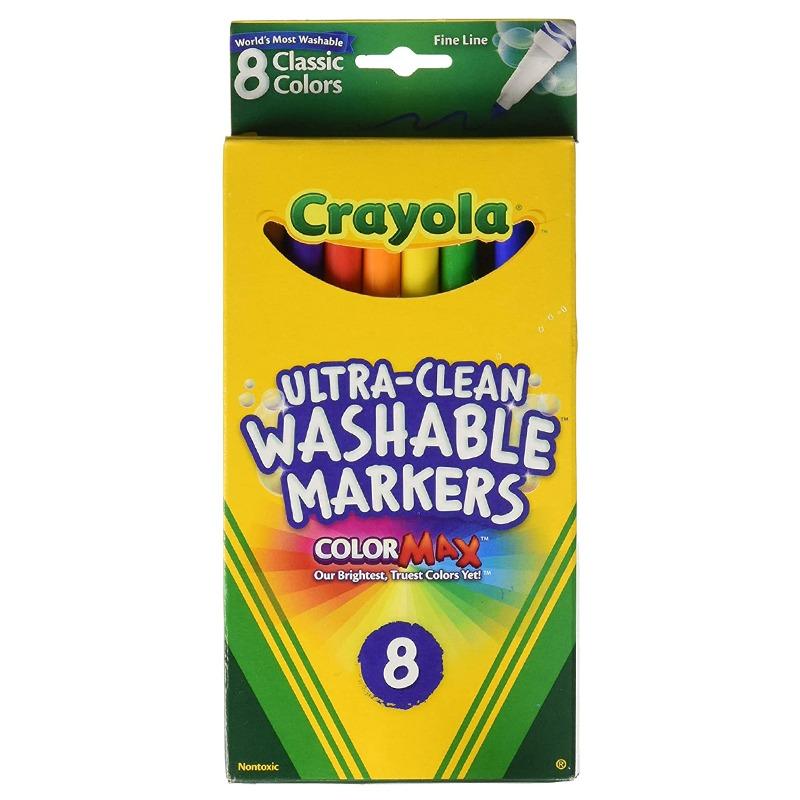 كرايولا - مجموعة ألوان فلوماستير قابلة للغسيل 8 لون