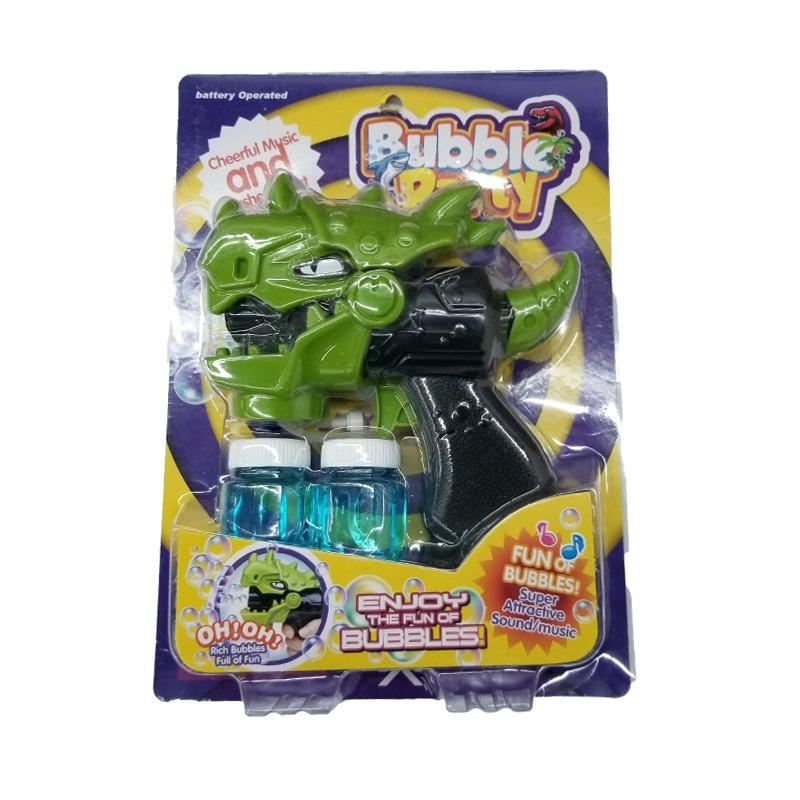 Chamdol Electric Gun Toy Dinosaur Bubble Gun