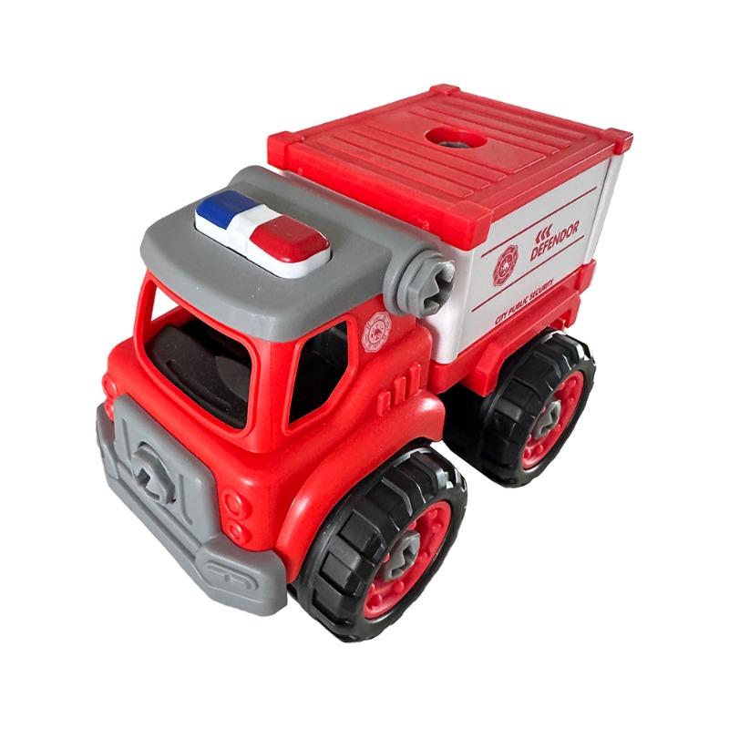 Mini Car DIY Toy Bricks - Fire Extinguisher Truck