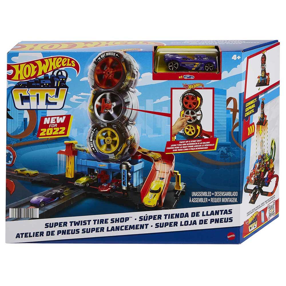 هوت ويلز - مجموعة لعب سيتي سوبر تويست تاير شوب