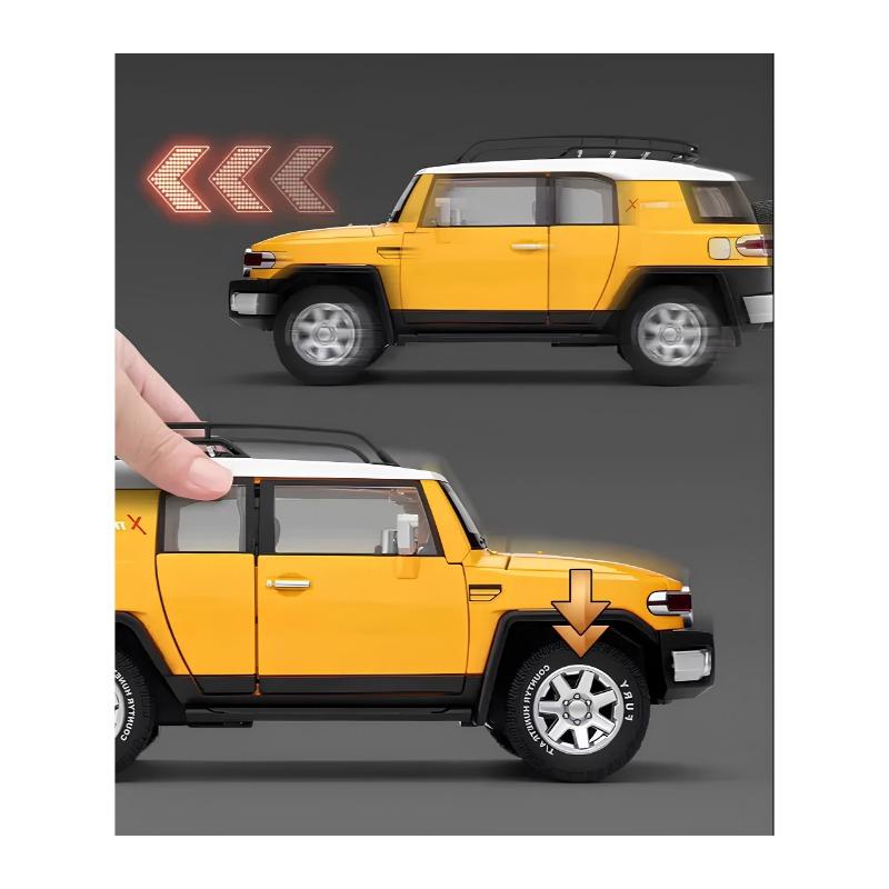 1:24 Toyata Fj Cruiser Die Cast - Yellow