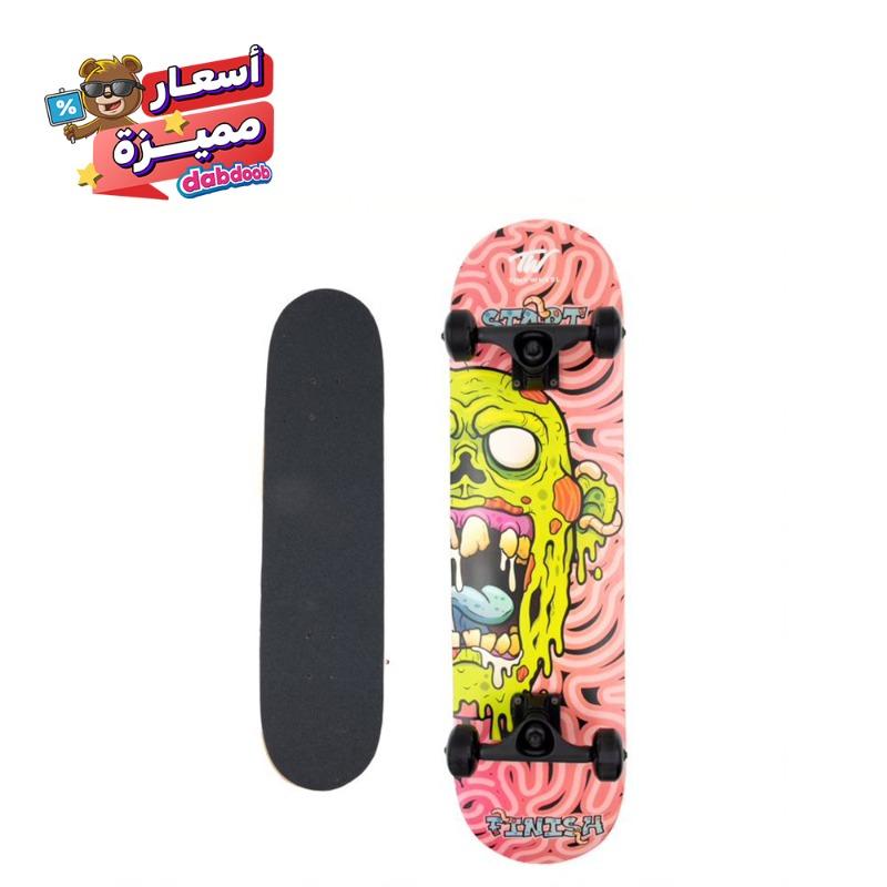تایني وییل - لوح تزلج بتصميم زومبي كبير