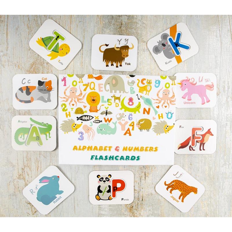 Alphabet and Numbers Flashcards