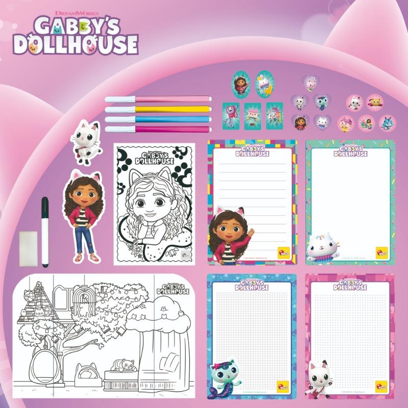 Gabby's Dollhouse Coloring And Drawing School Backpack