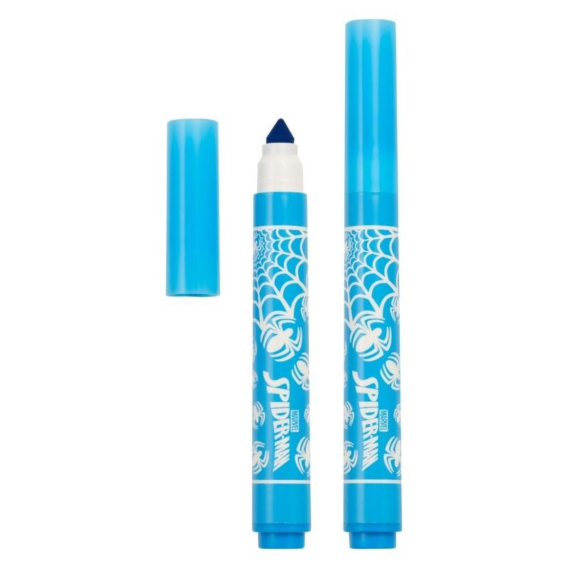 مارفل - أقلام تلوين فايبر جامبو بتصميم سبايدر مان 12 قطعة