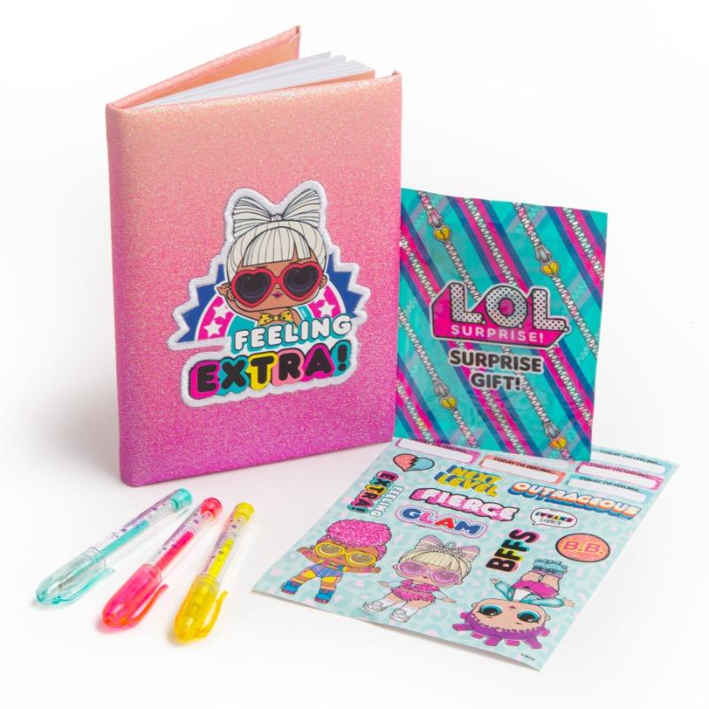 L.O.L. Mini Glitter Diary Set