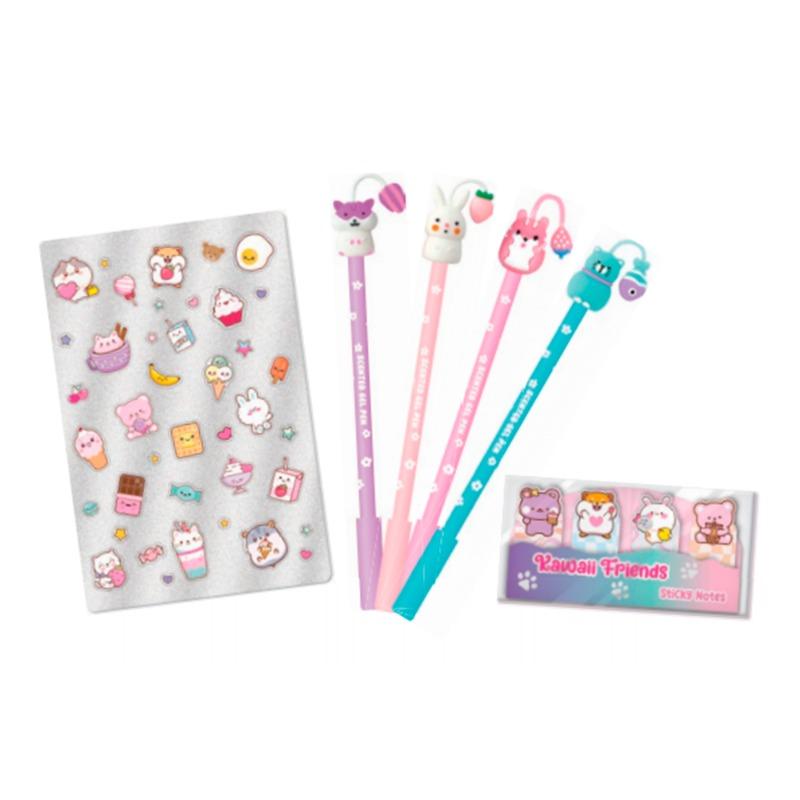 Hot Focus Set Colored Critter Gel Pen