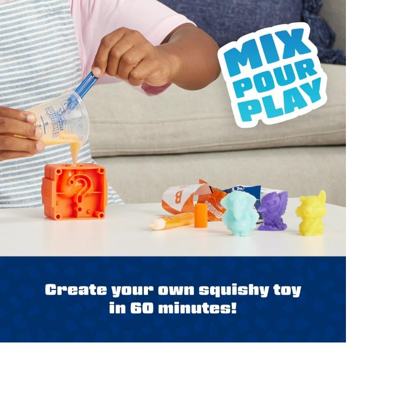 Elmer's Squishies DIY Toy Activity Kit with Mystery 4 Character