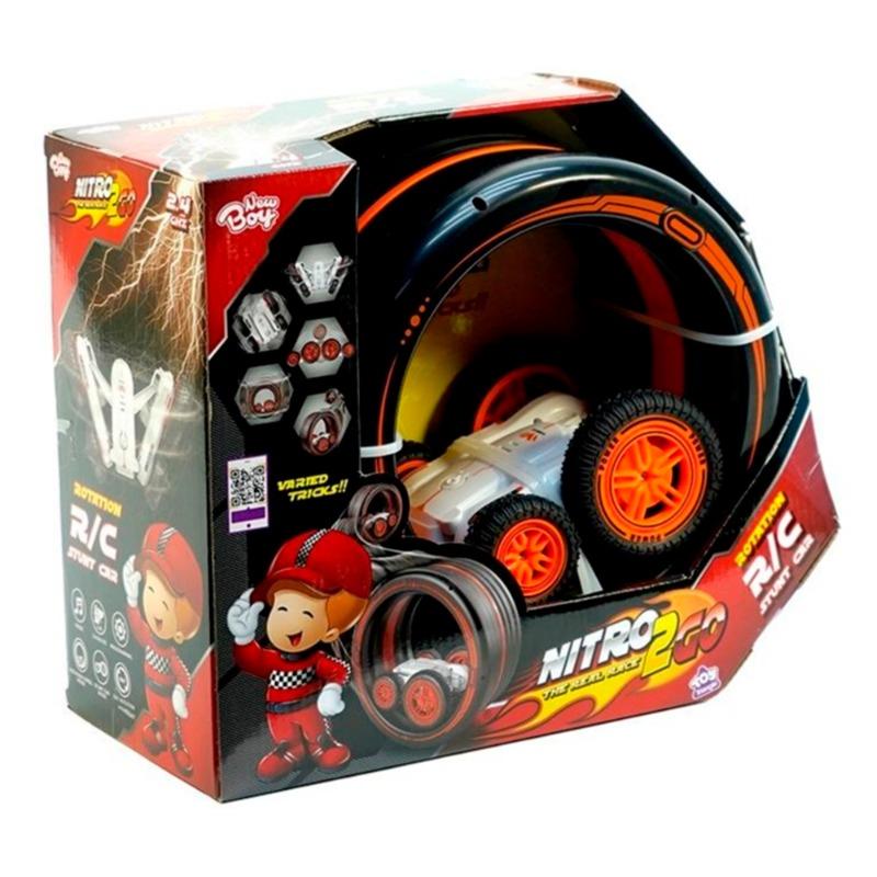 New Boy RC Rotation Stunt Car - Orange