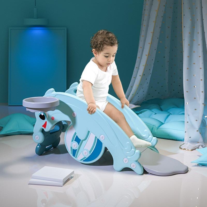 Gosport Frog Ride on And Slide - Green